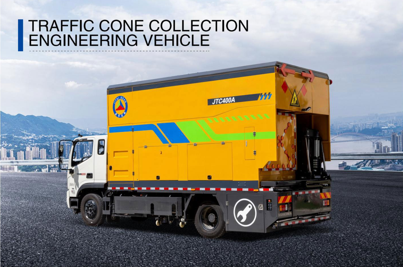 JTC400A Traffic Cone Collection Vehicle